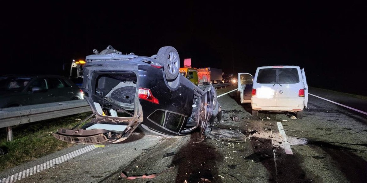 Duży karambol na lubuskim odcinku autostrady A2.