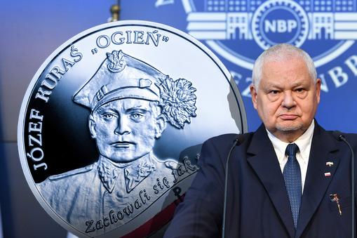 NBP przygotowało monetę sławiącą Józefa Kurasia Ognia