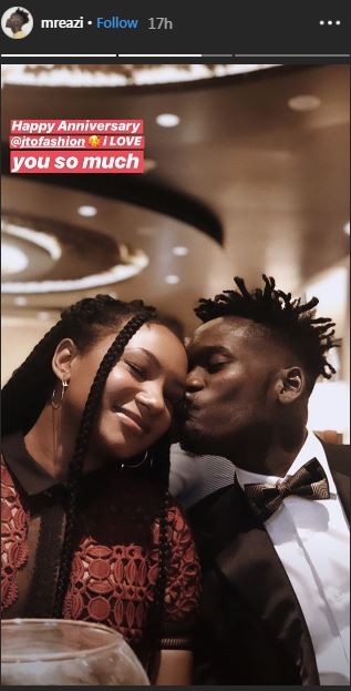 Mr Eazi professes his undying love for Temi Otedola [Instagram/MrEazi] 