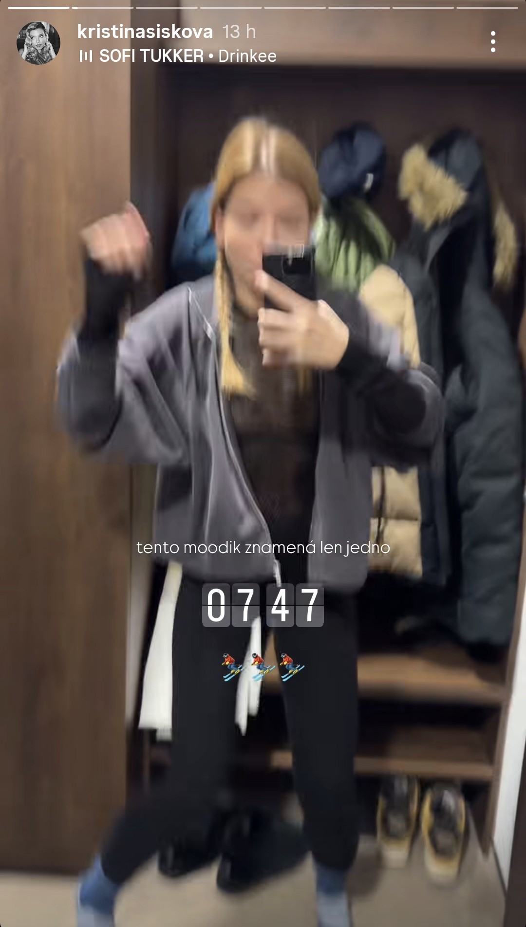 Kristína Sisková skritizovala lyžovačku na Slovensku. 