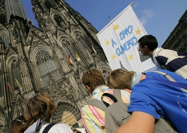 GERMANY-POPE-WYD-PILGRIMS-NUNS