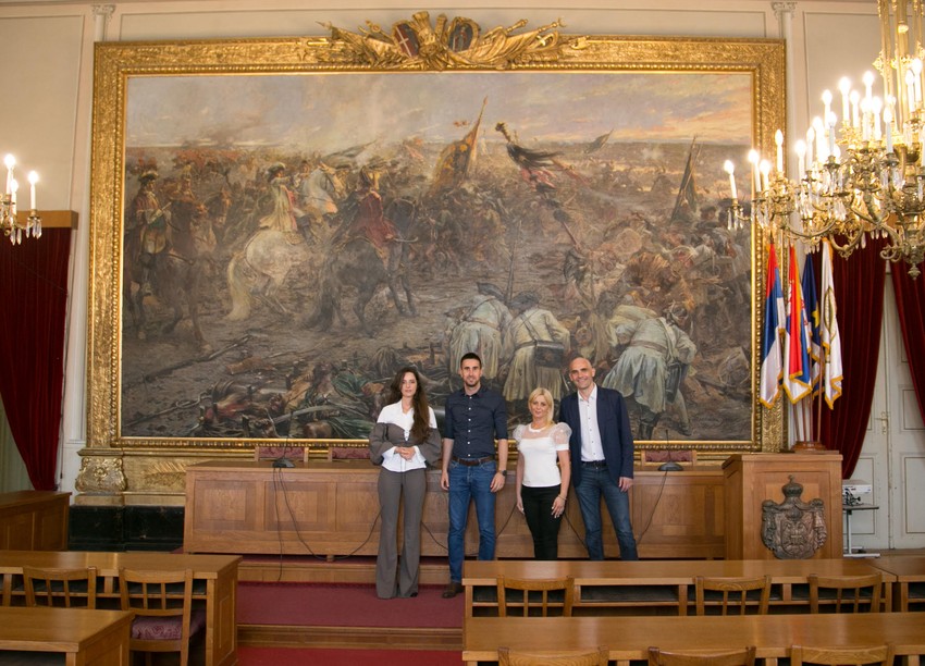 Ekipa filma kod gradonačelnik