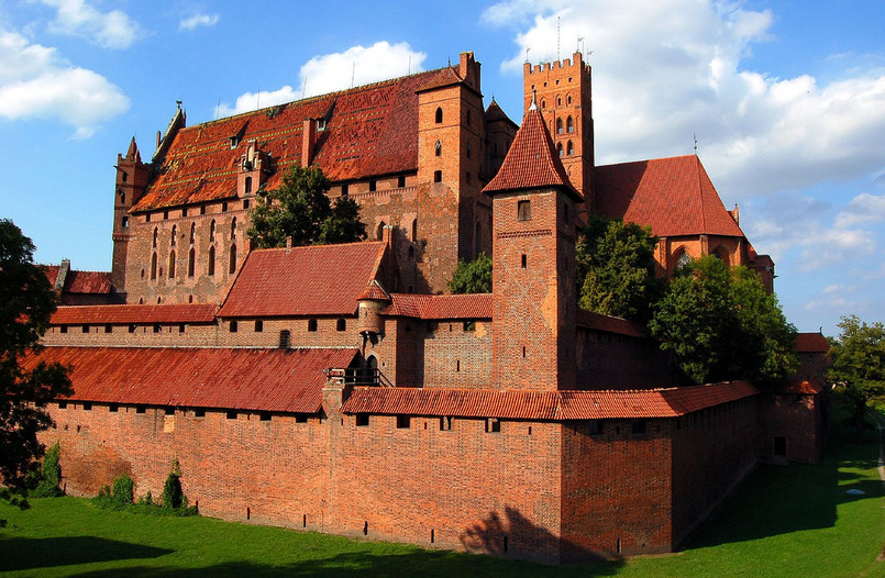 Na listę światowego dziedzictwa UNESCO w 1997 roku został wpisany zamek krzyżacki w Malborku. Fot.flickr/.Pete.