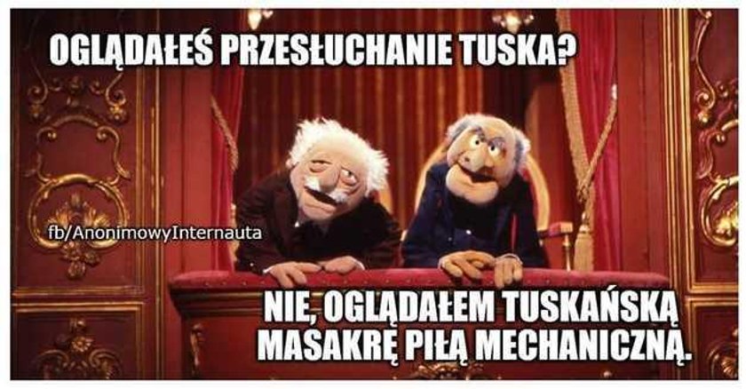 Najlepsze memy po przesłuchaniu Tuska