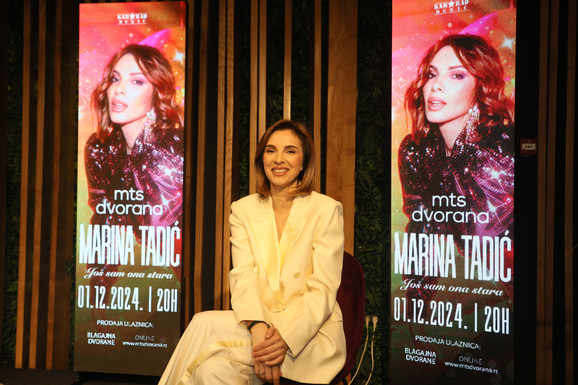 "Čekam vas da napravimo čarobnu noć punu emocija": Marina Tadić će održati prvi solistički koncert nakon 20 godina karijere!