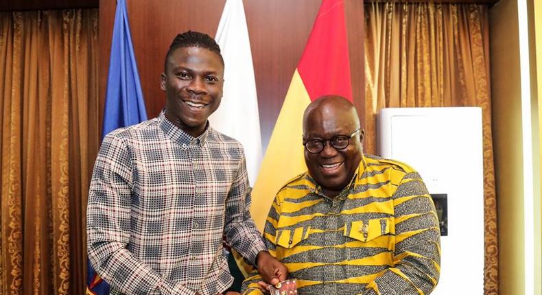 Stonebwoy and Nana Addo