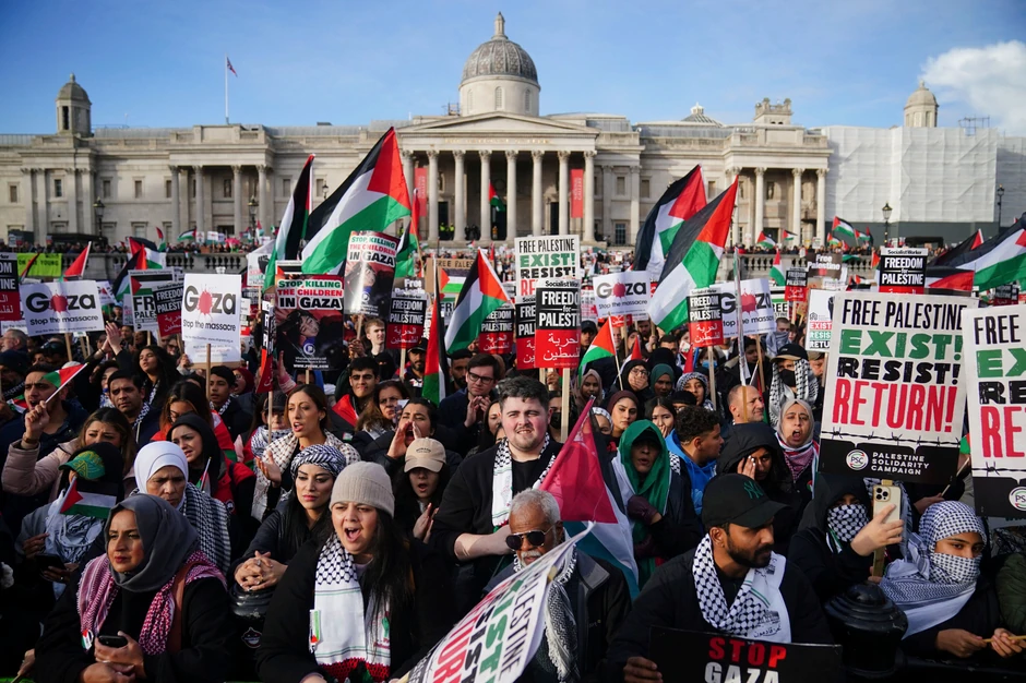 Propalestinski protest u Londonu 4. novembra