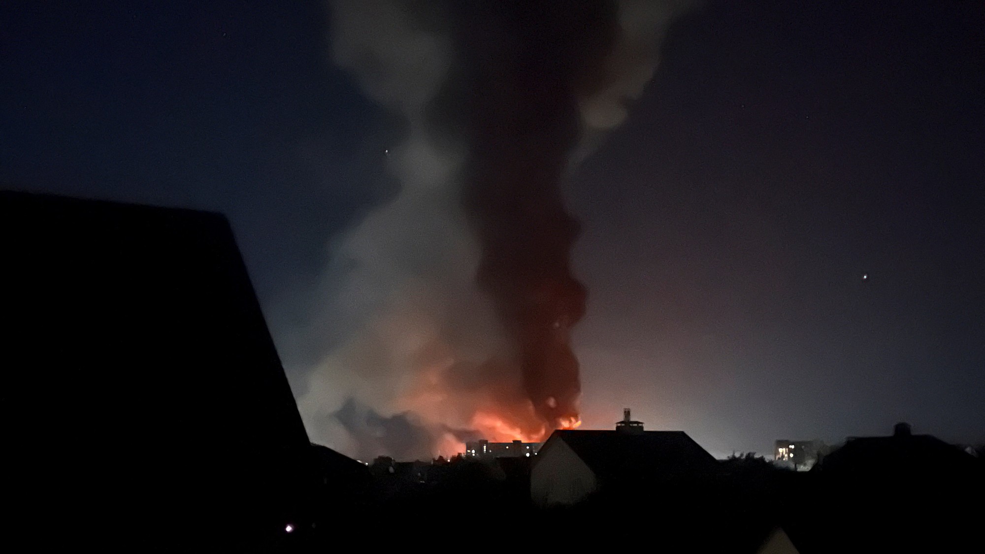 Ruský dronový útok v Kyjeve