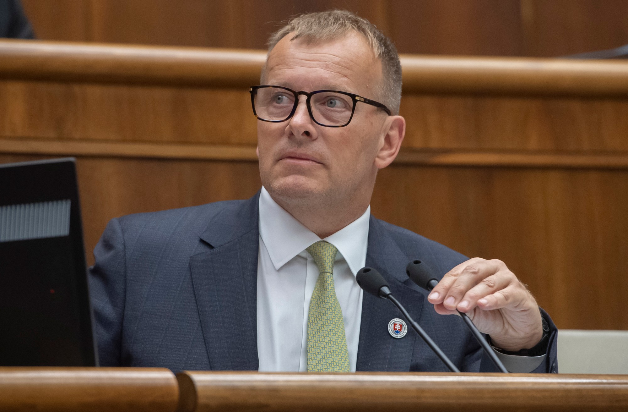 Predseda parlamentu SR Boris Kollár (Sme rodina).