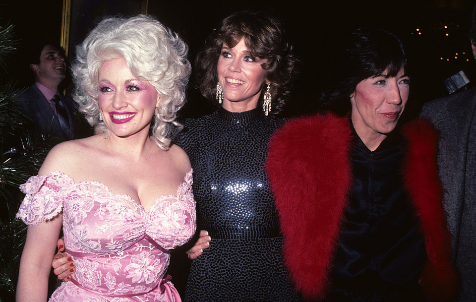 Dolly Parton, Jane Fonda i Lily Tomlin w 1980 r.