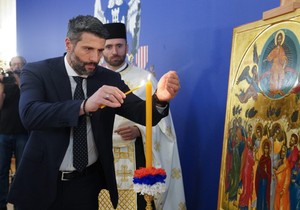 Gradonačelnik Beograda Aleksandar Šapić, obeležavanje Spasovdana