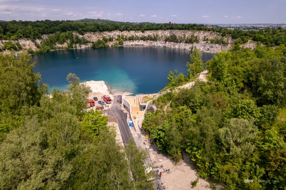 Park Zakrzówek jeszcze przed otwarciem