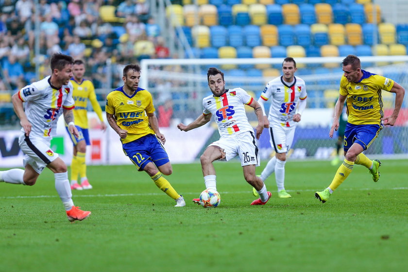 Pilka nozna. PKO Ekstraklasa. Arka Gdynia - Jagiellonia Bialystok. 19.07.2019