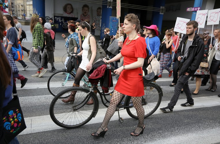 'Marsz Szmat' na ulicach Warszawy