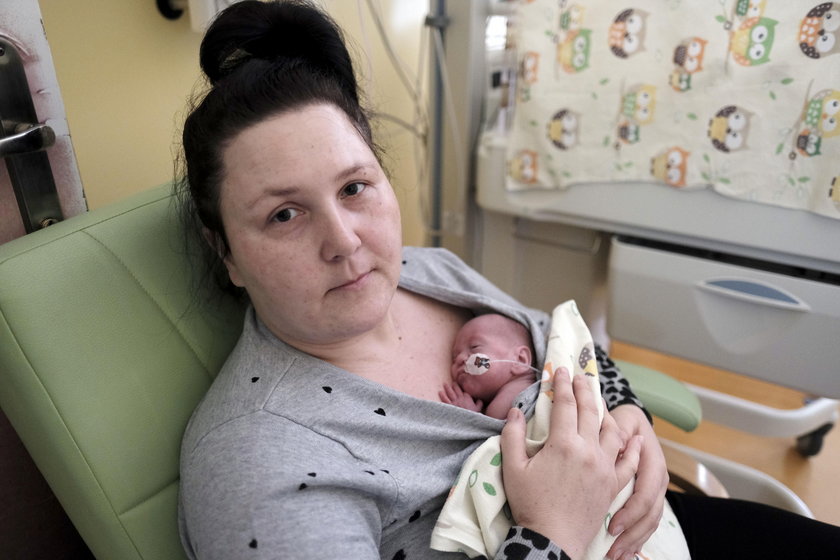 Tacjana Jarosz jest szczęśliwa, że urodziła synka w Szpitalu na Goduli