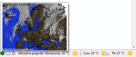 Rys. 3 Forecastfox – aktualna pogoda zawsze pod ręką