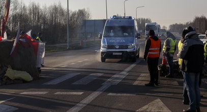 Chwile grozy na proteście rolników. Policjant trafił do szpitala