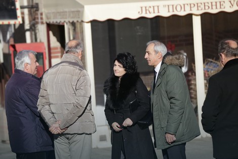 Supruga Milena Ivanović i Oliverovo brat Miroslav