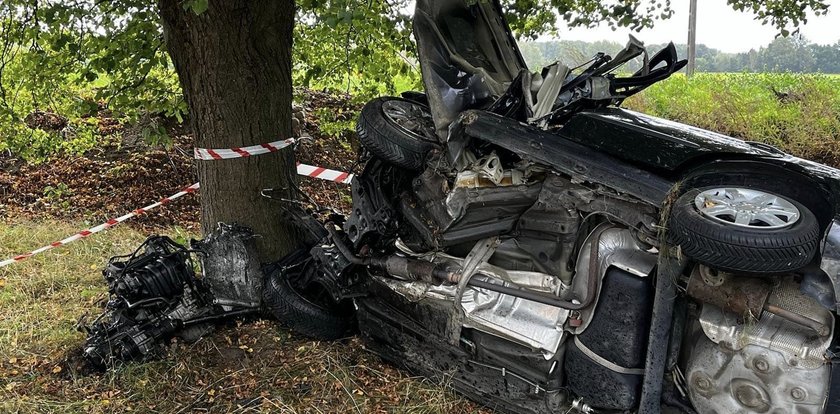 Koszmarny wypadek pod Słupskiem. Nie żyje jedna osoba, pięć jest rannych. Wśród poszkodowanych dziecko