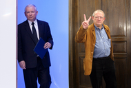 Jarosław Kaczyński i Adam Michnik