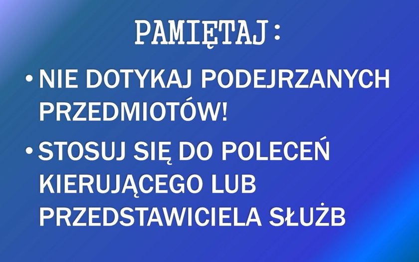 Pasażerowie, bądźcie czujni!