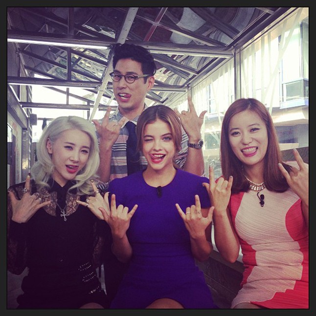 Palvin Barbi hozta a vicces formáját Koreában.