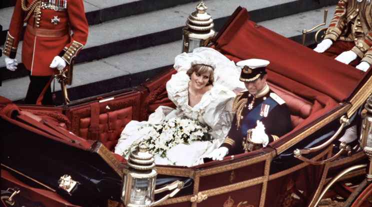 Diana hercegné híres menyasszonyi ruhájának titkai/Fotó: Northfoto