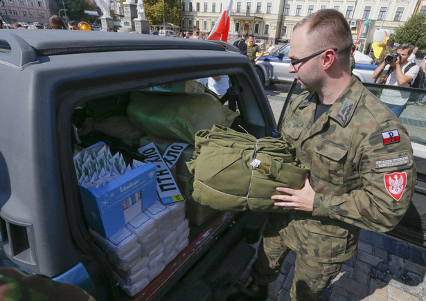Polski konwój z pomocą dotarł do stolicy Ukrainy