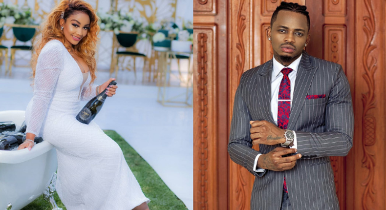 Zari Hassan with Diamond Platnumz 