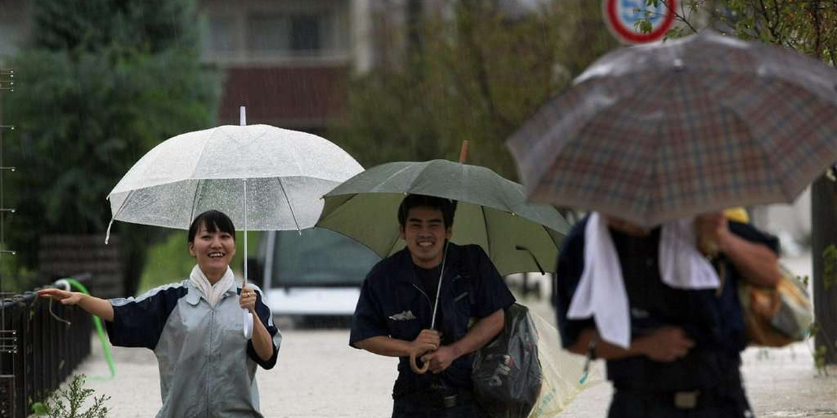 Japonię nawiedził tajfun!