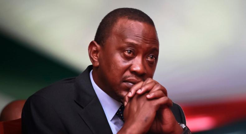 Kenya's president, Uhuru Kenyatta.