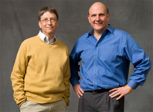 Bill Gates i Steve Ballmer w 2006 roku