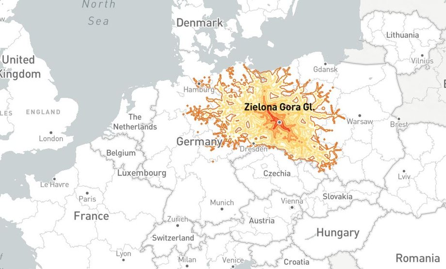 Z Zielonej Góry łatwiej dojechać do Hamburga niż do Warszawy