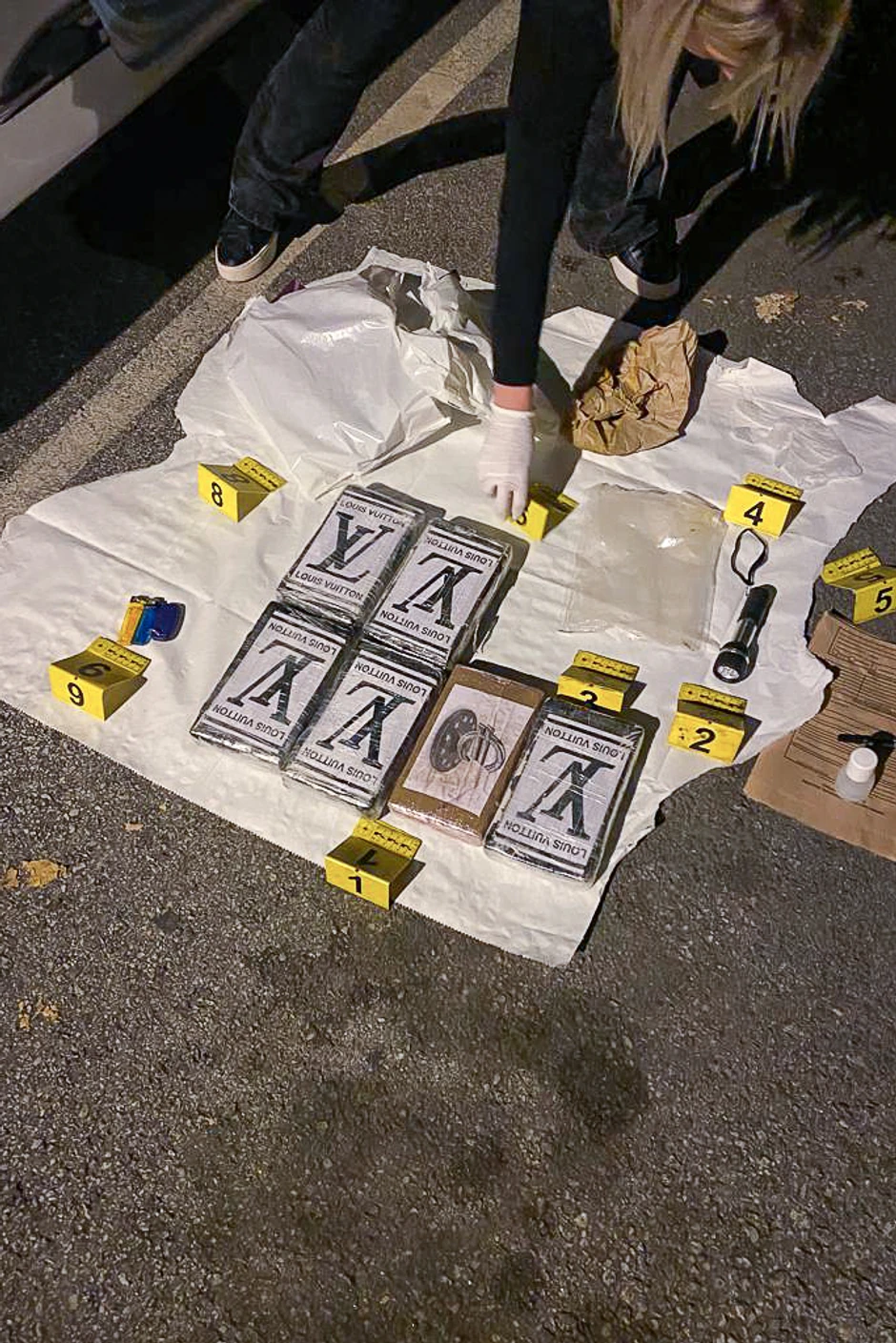 Kokain koji je nađen u bunkeru automobila