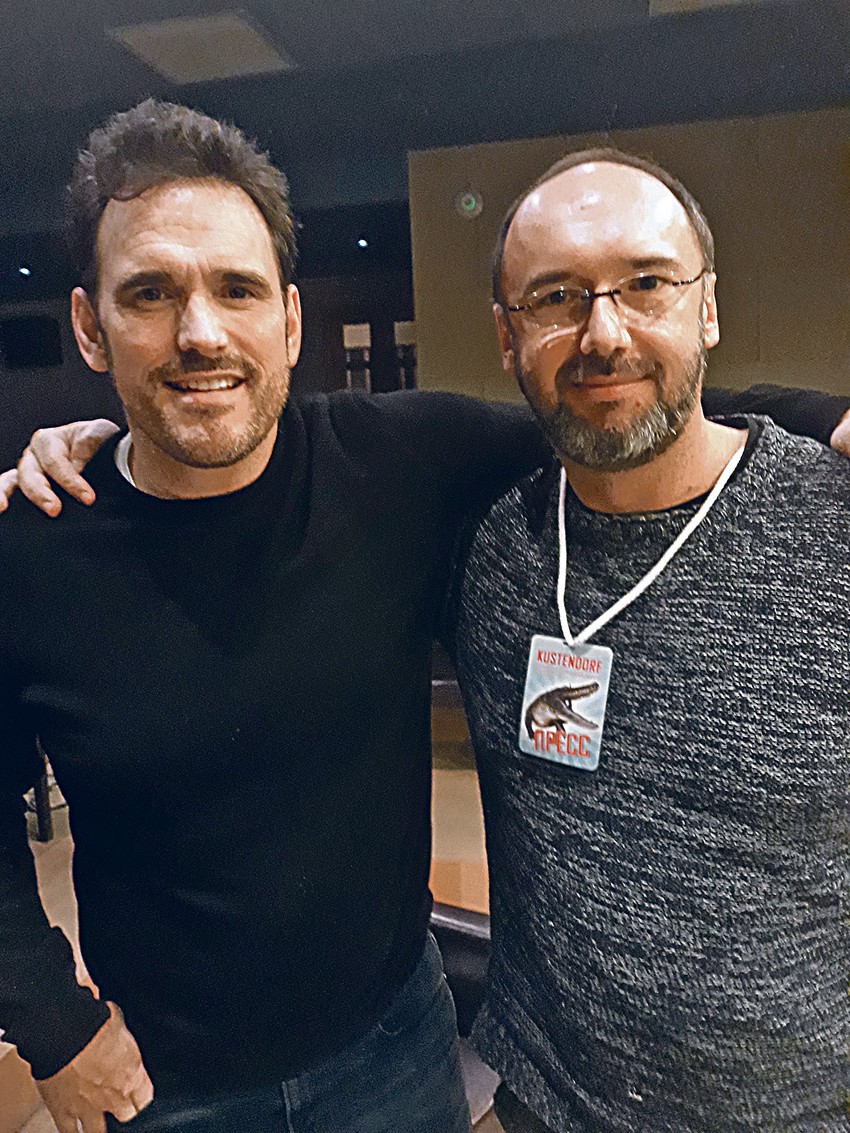 Met Dilon i urednik kulture u "Blicu" Milojko Božović