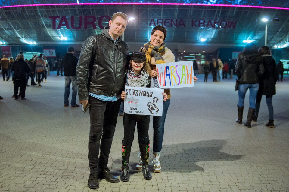 Koncert Scorpions w Tauron Arena Kraków. Zdjęcia publiczności