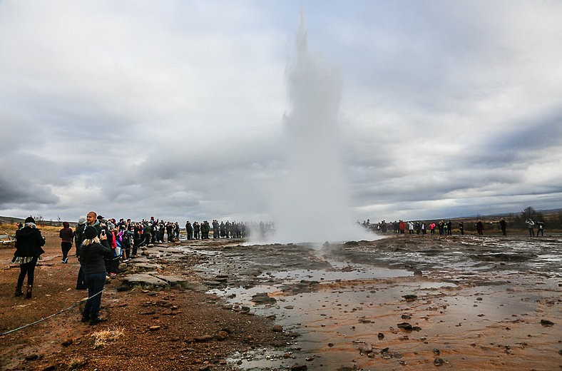 Islandia - gejzer Geysir