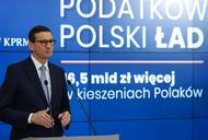 Polski Ład prezentowany przez Mateusza Morawieckiego