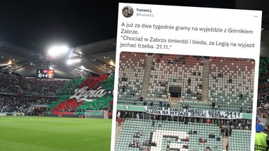 Obraźliwy transparent na stadionie Legii. "W Zabrzu śmierdzi i bieda"