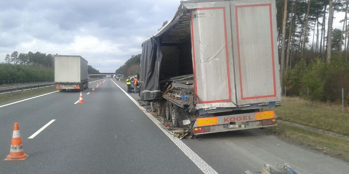 Wypadek na autostradzie A4 