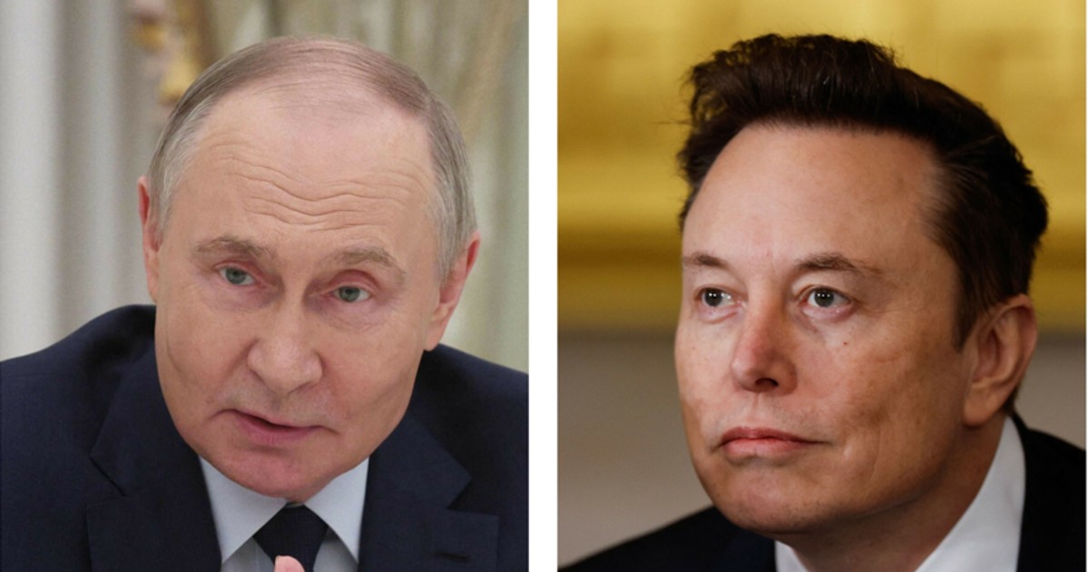 Putin rozpływa się nad Muskiem. "Tacy jak on rodzą się rzadko"