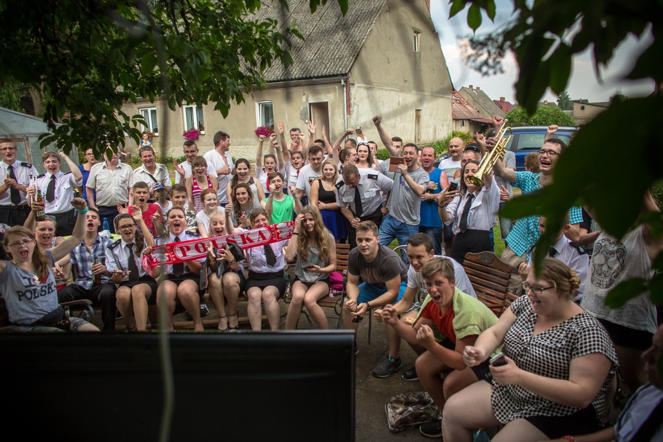 Jak Bysławek cieszył się z wygranej nad Szwajcarią