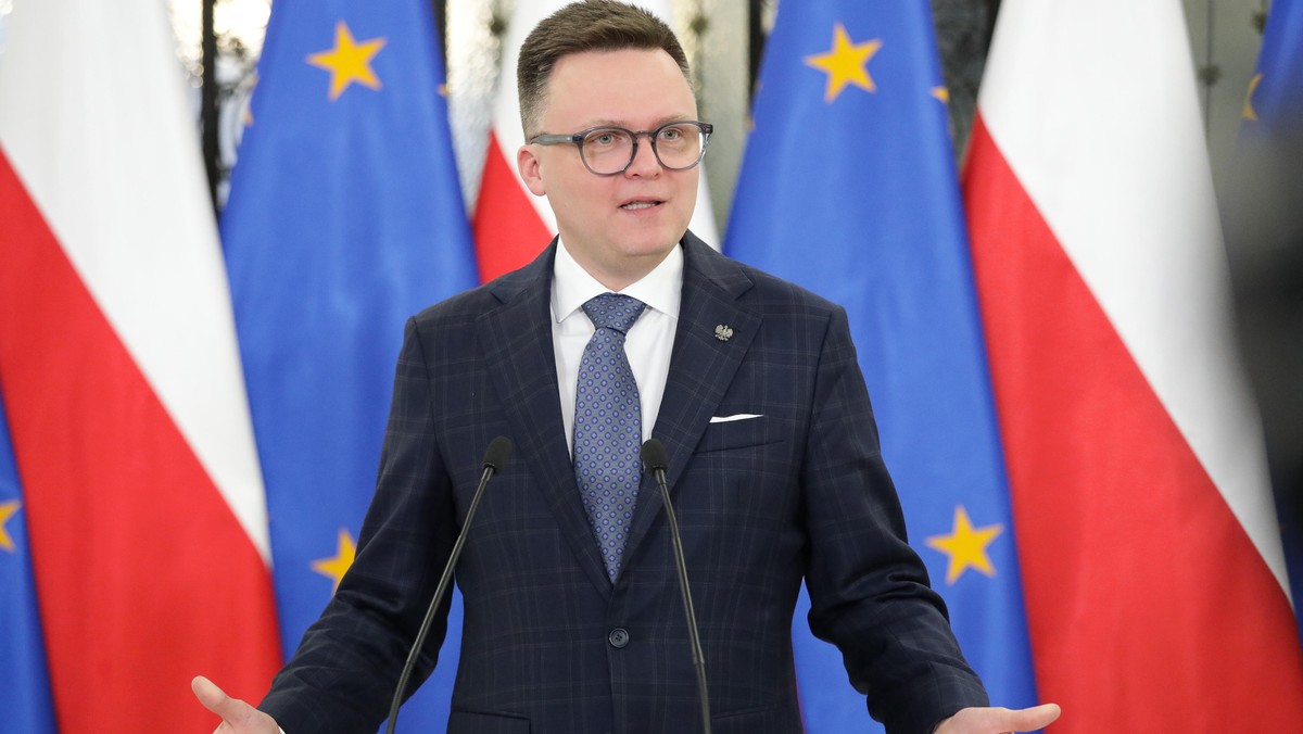 Marszałek Sejmu Szymon Hołownia