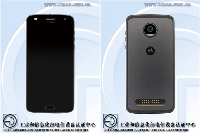 Motorola Moto Z2 Play na zdjęciach z TENAA
