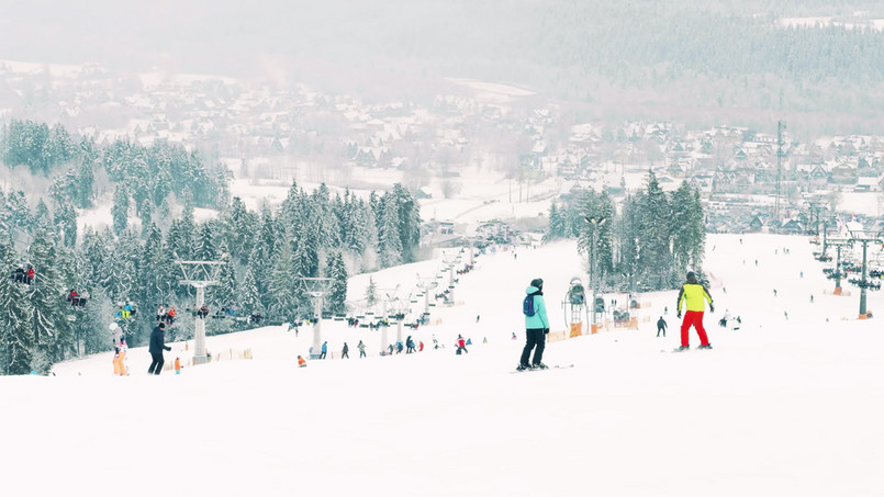 narty, zima, sport, narciarstwo