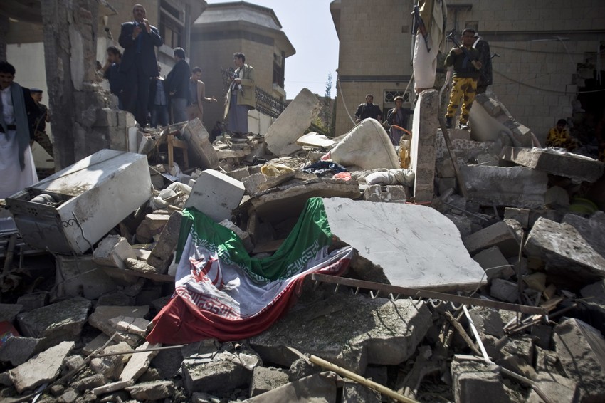 Posledice napada: Ruševine rezidencije iranskog ambasadora u Sani