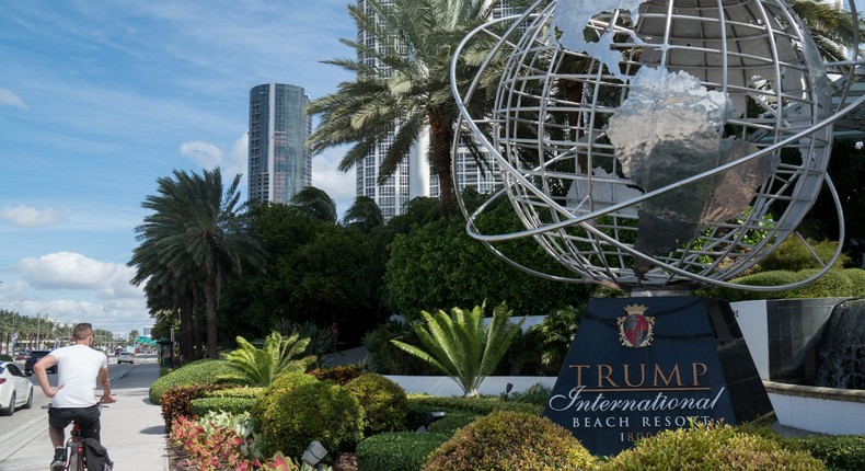 The Trump International Beach Resort in Sunny Isles Beach.Angel Valentin/Getty Images