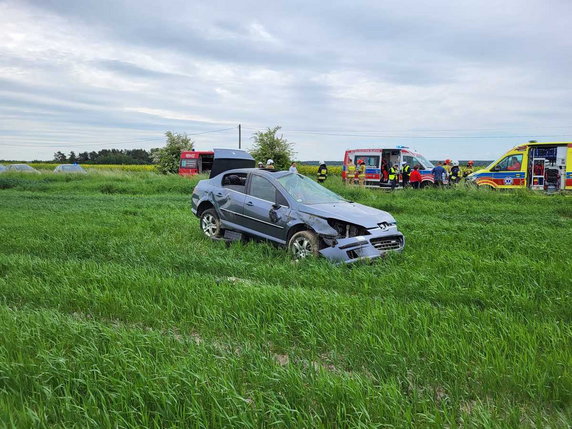 Zdjęcie z miejsca wypadku