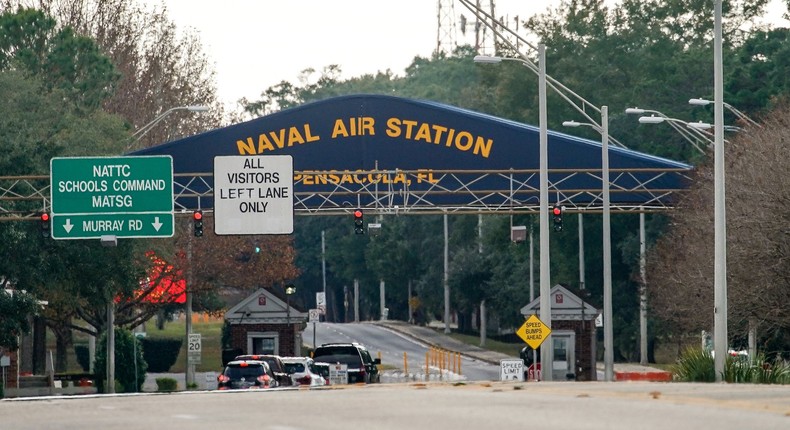 pensacola naval air station shooting