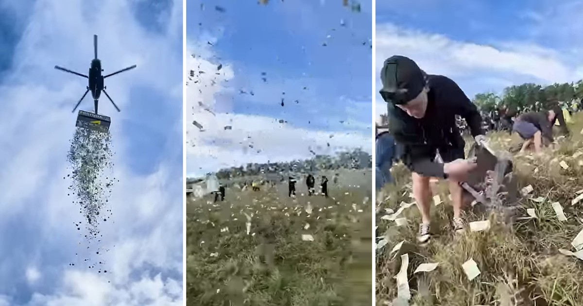 Z vrtulníku shodil milion dolarů.  Místo bylo známo těm, kteří záhadu rozluštili